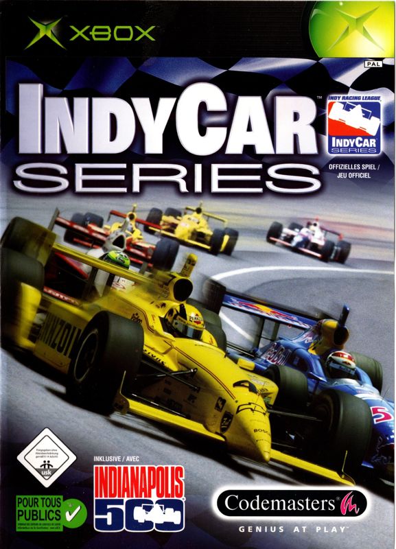 IndyCar Series box art for Xbox